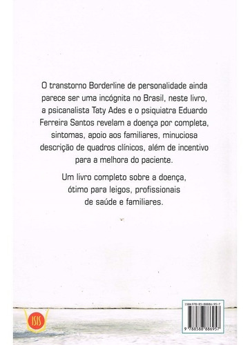 Borderline - Criança Interrompida, Adulto Borderline: Não Aplica, de : Taty  Ades / : Dr. Eduardo Ferreira Santos. Série Não